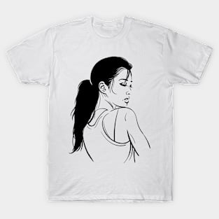 Woman portrait T-Shirt